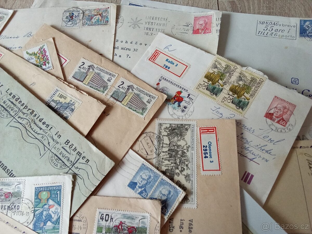 Staré obálky a dopisnice po sběrateli - 6