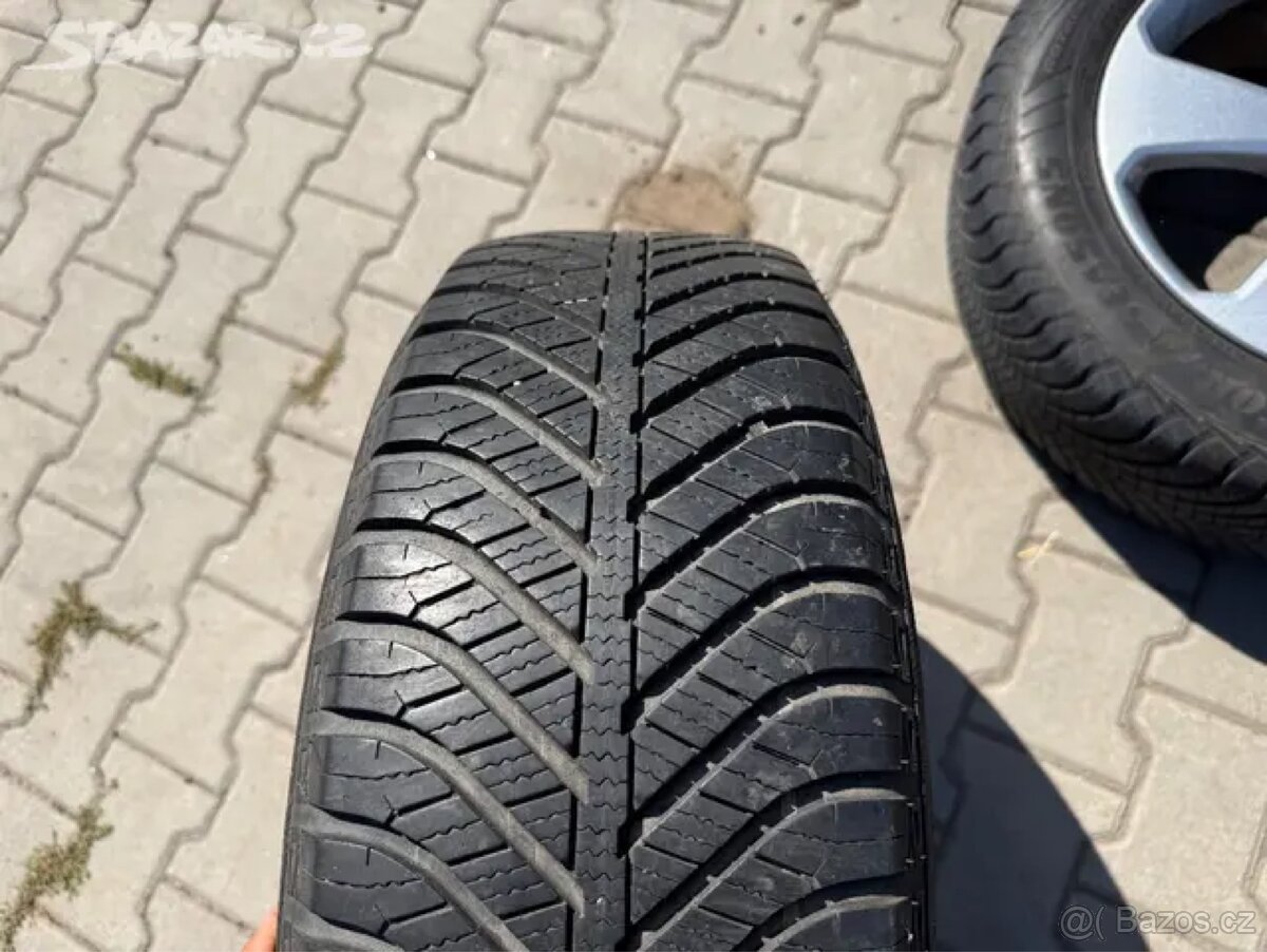 4x al kola 5x115 17 + pneu celoroční 215/60 R17 - 6