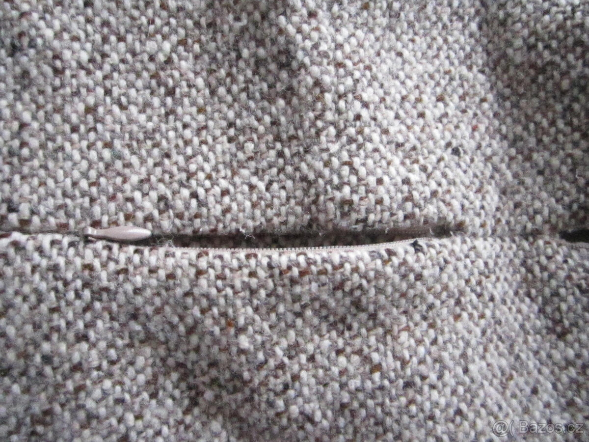 Zimní kabát zn. Tatuum, vlna, vel. M/38, melír - 6