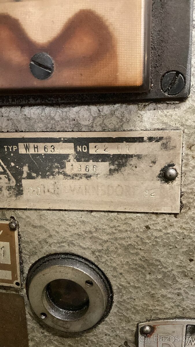 Prodám horizontální vyvrtávačku WH 63. - 6