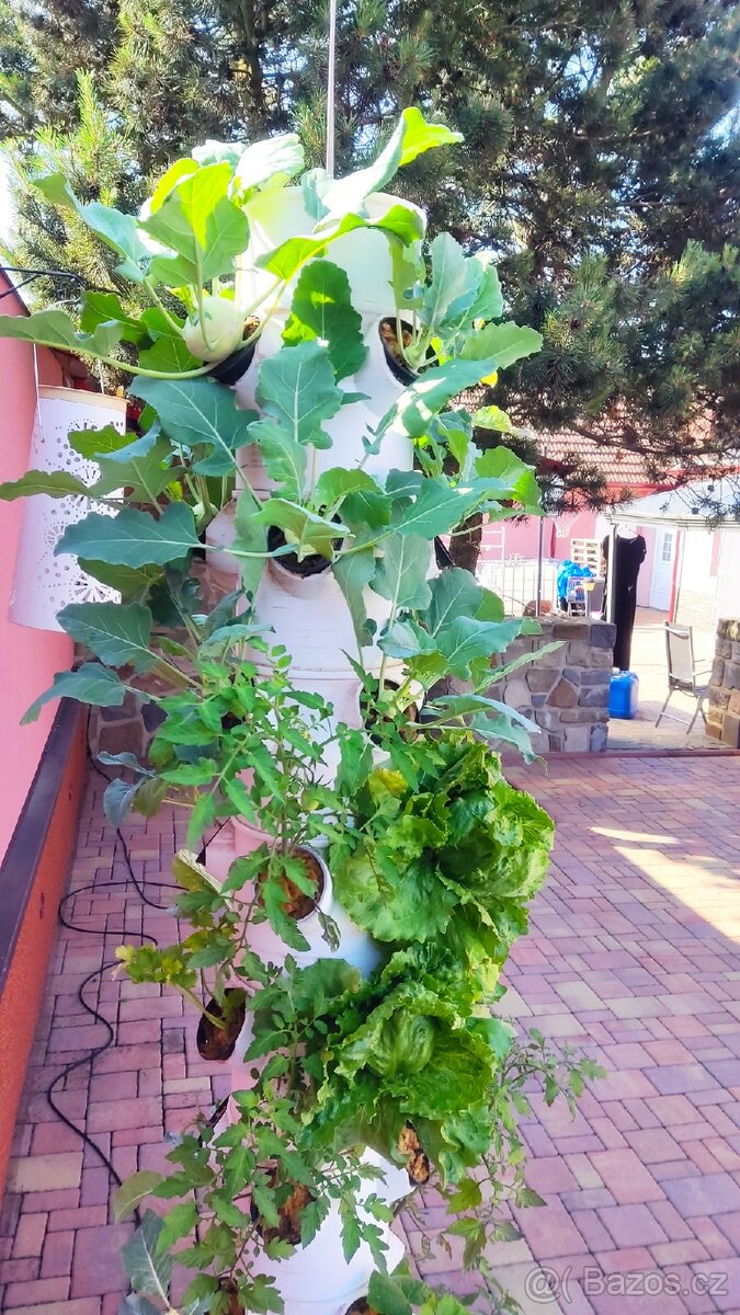 Hydroponická věž - 6 pater - 6