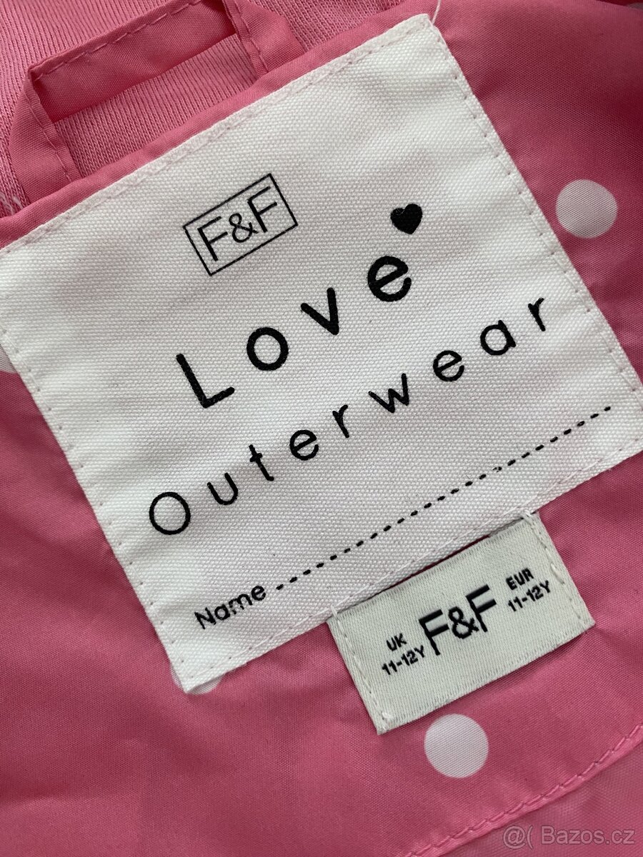 F&F NOVÁ šusťáková bunda větrovka 11-12r 148-152 - 6