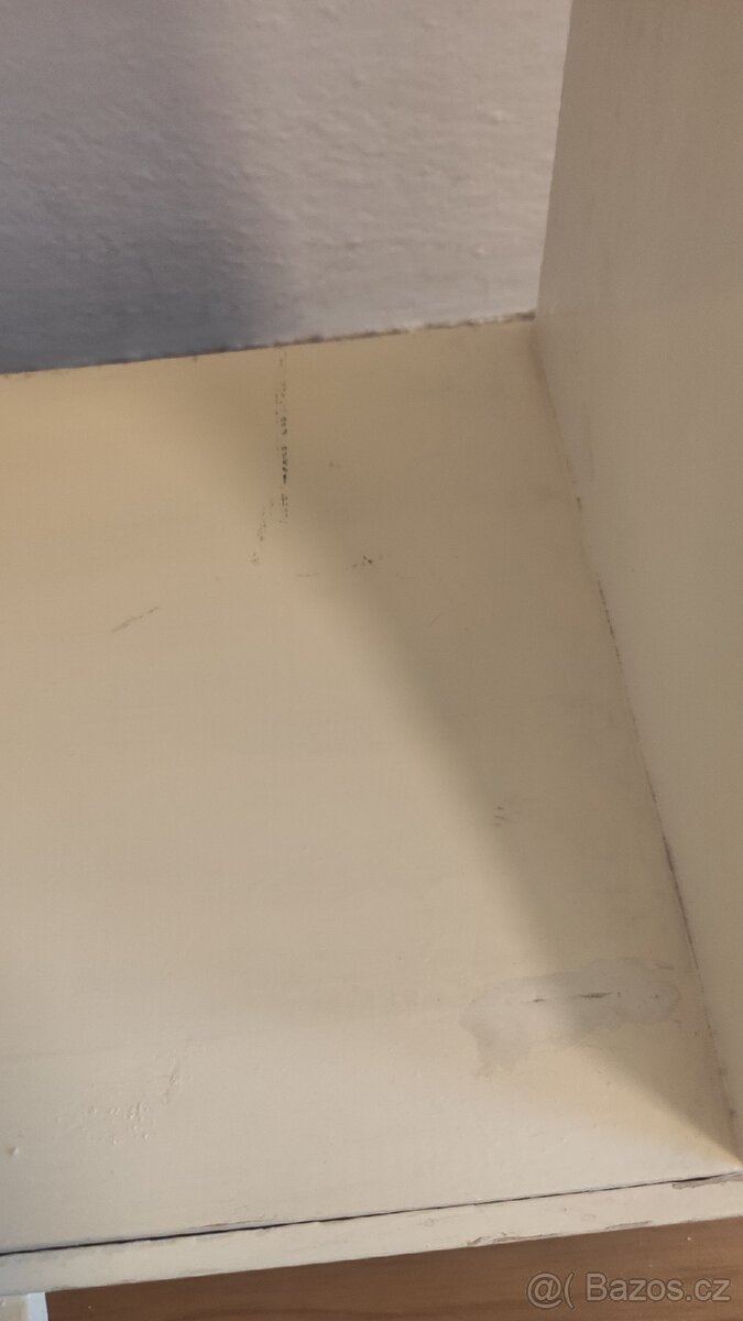 Dřevěná polička na kořenky - stará z venkovského domu - 6