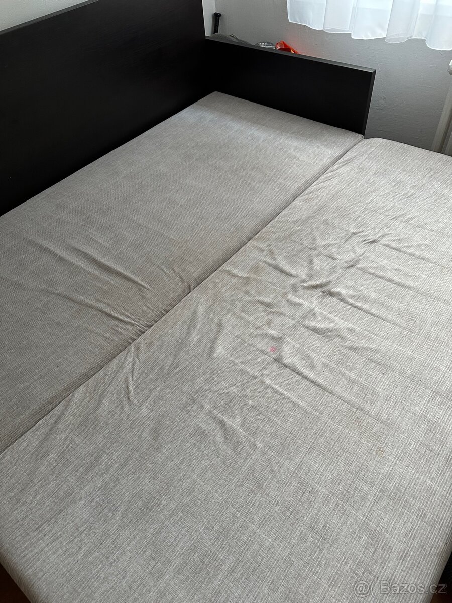 Rozkládací postel s matrací - 6