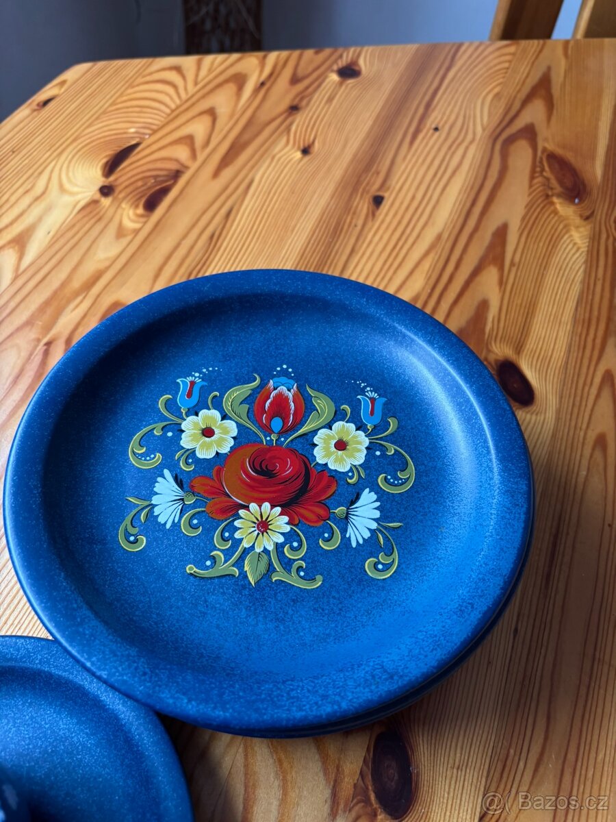 Retro sada modrá - 6