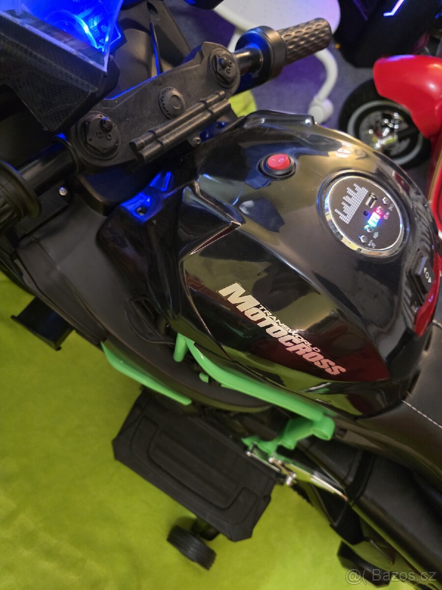 Detska motorka H2R zelena - 6