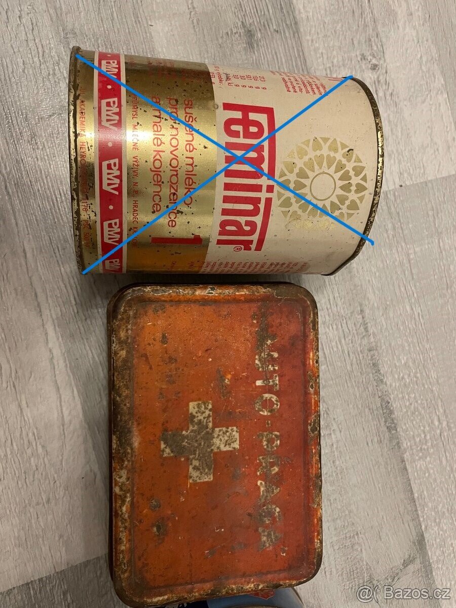 Staré kovové krabičky - 6
