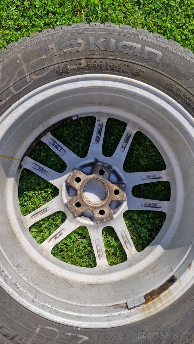 Kompletní sada kol se zimními pneu. 235/55/27. ET 52.5. - 6