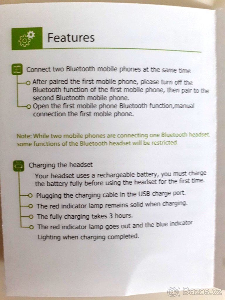 Bluetooth sportovní sluchátka - 6