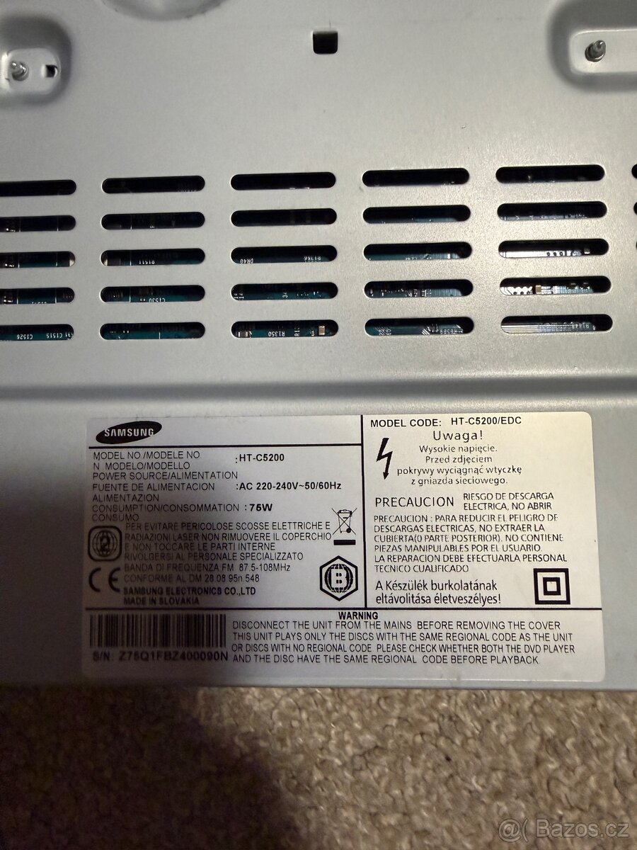 Domácí kino Samsung HT-C5200 2+1 - 6