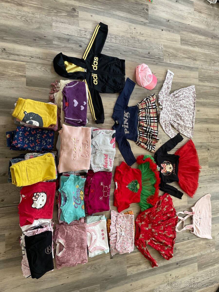 Velký balík - Dětské značkové oblečení (dívčí) 8kg přes 90ks - 6