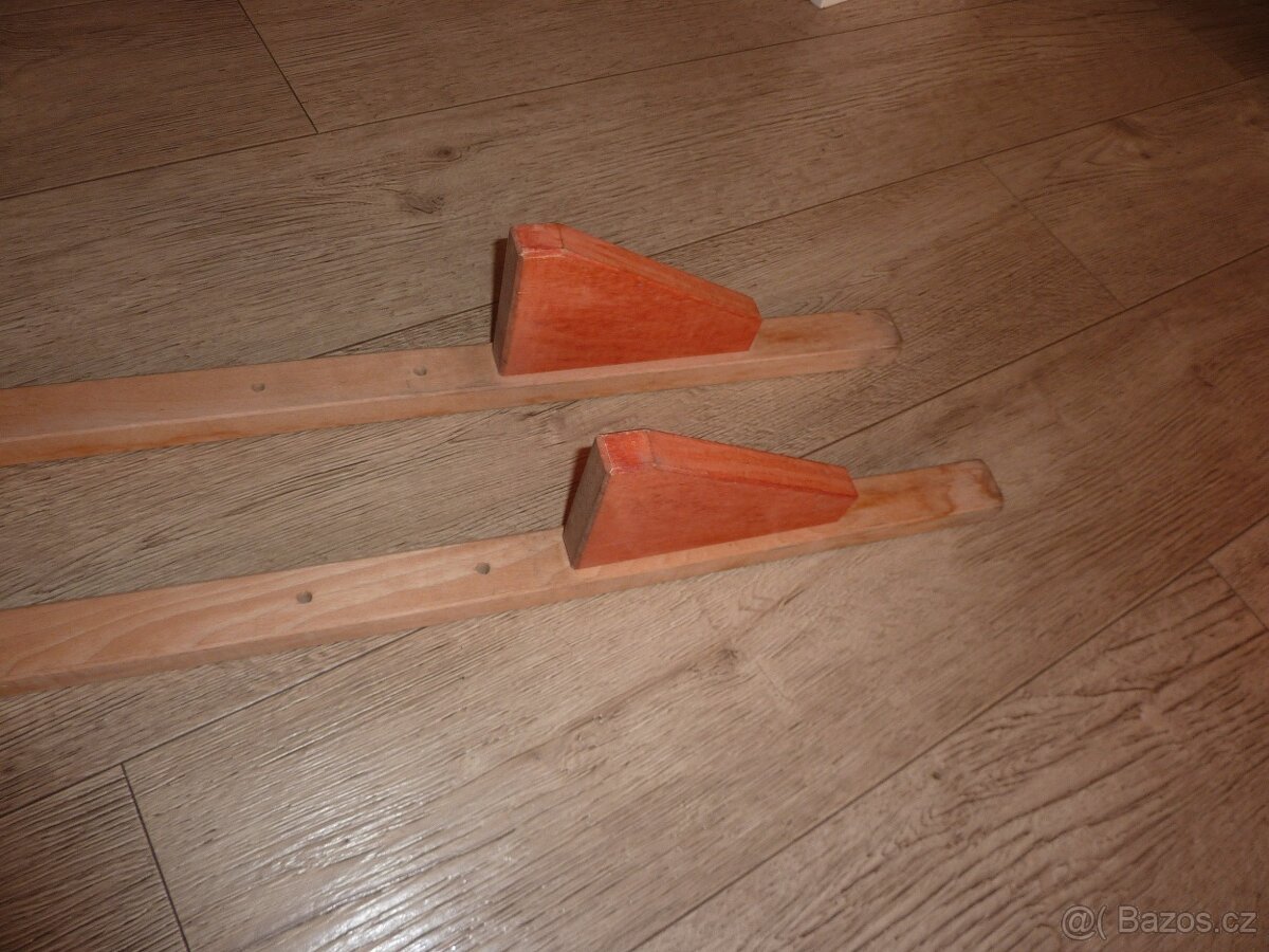 Dětské dřevěné chůdy, nastavitelné - 6