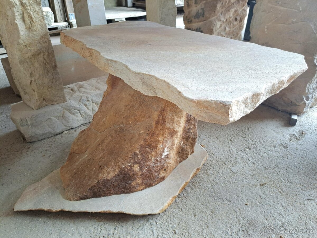 Kamenné kávové stolky - 6