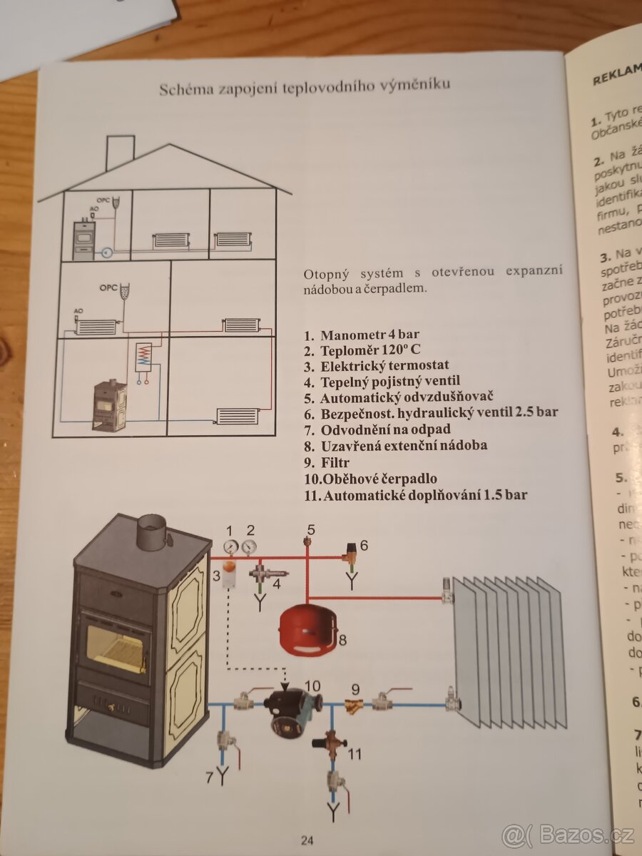 Krbová kamna s výměníkem - 6