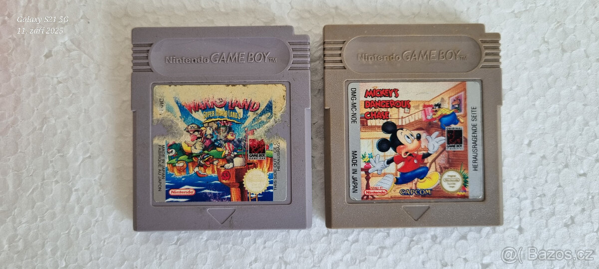 NINTENDO GameBoy COLOR +2 hry SUPER MARIO W. 3 , MIKIMAUS - 6