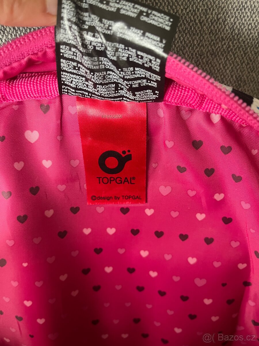 Dívčí školní batoh Topgal buldoček - 6