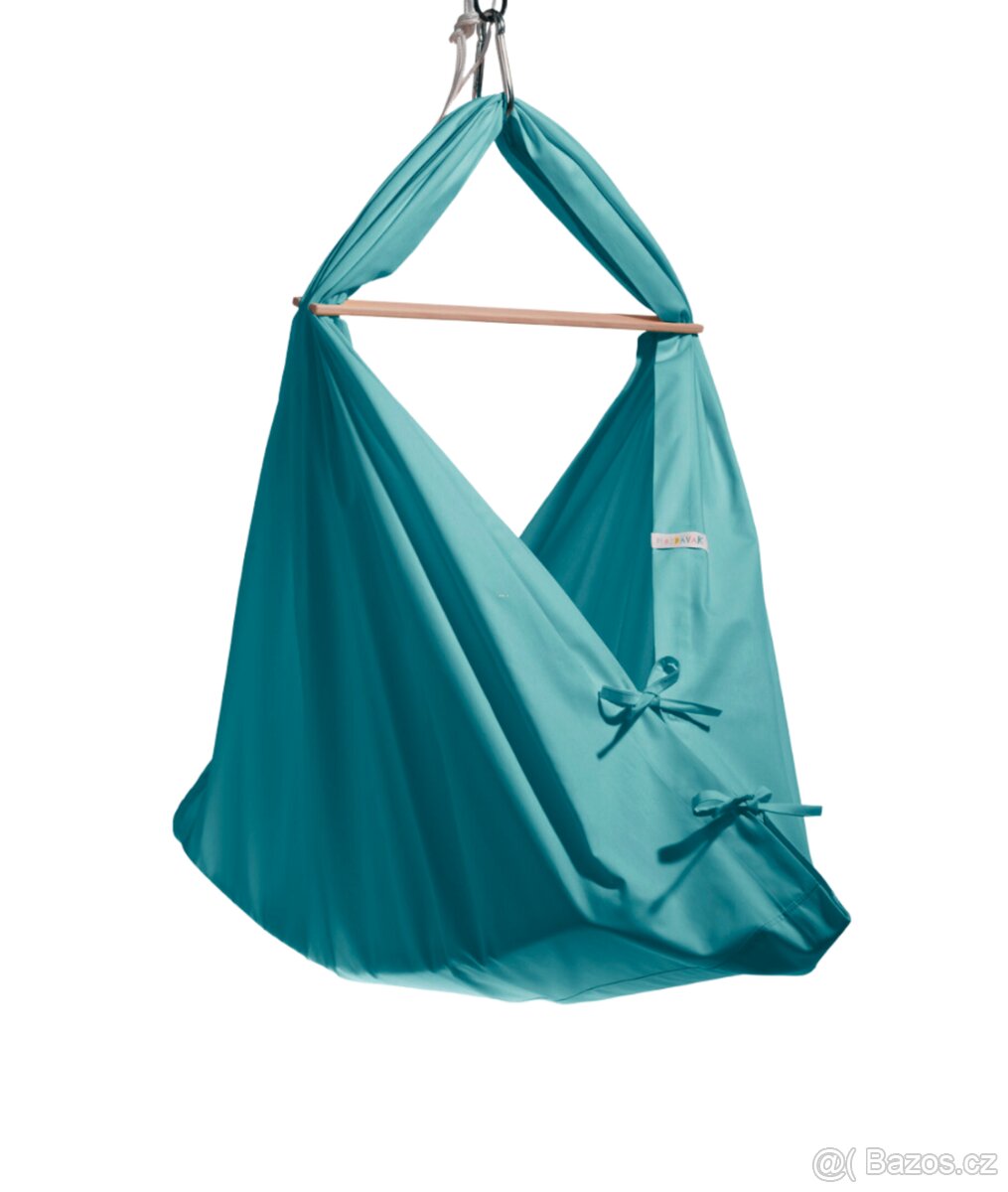 Závěsná kolébka mentolová Hojdavak (BEZ PRUŽINY) - 6