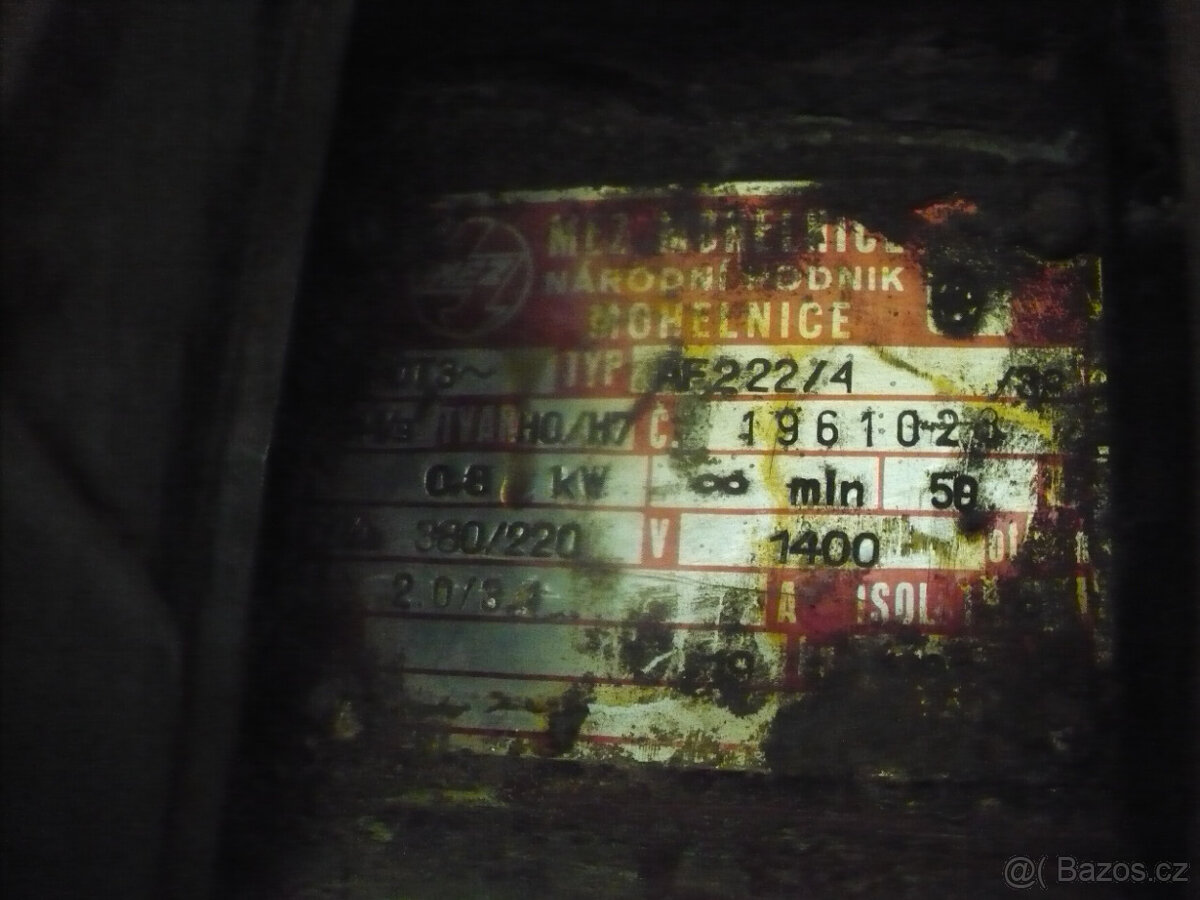 elektromotory,kompresor,ložiskové osy,kabely - 6