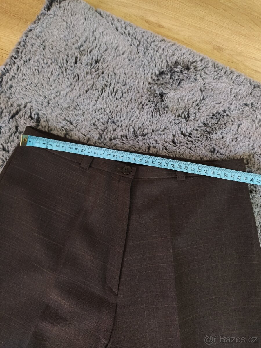Dámský kalhotový kostýmek, vel. 38 (sako + 2x kalhoty) - 6