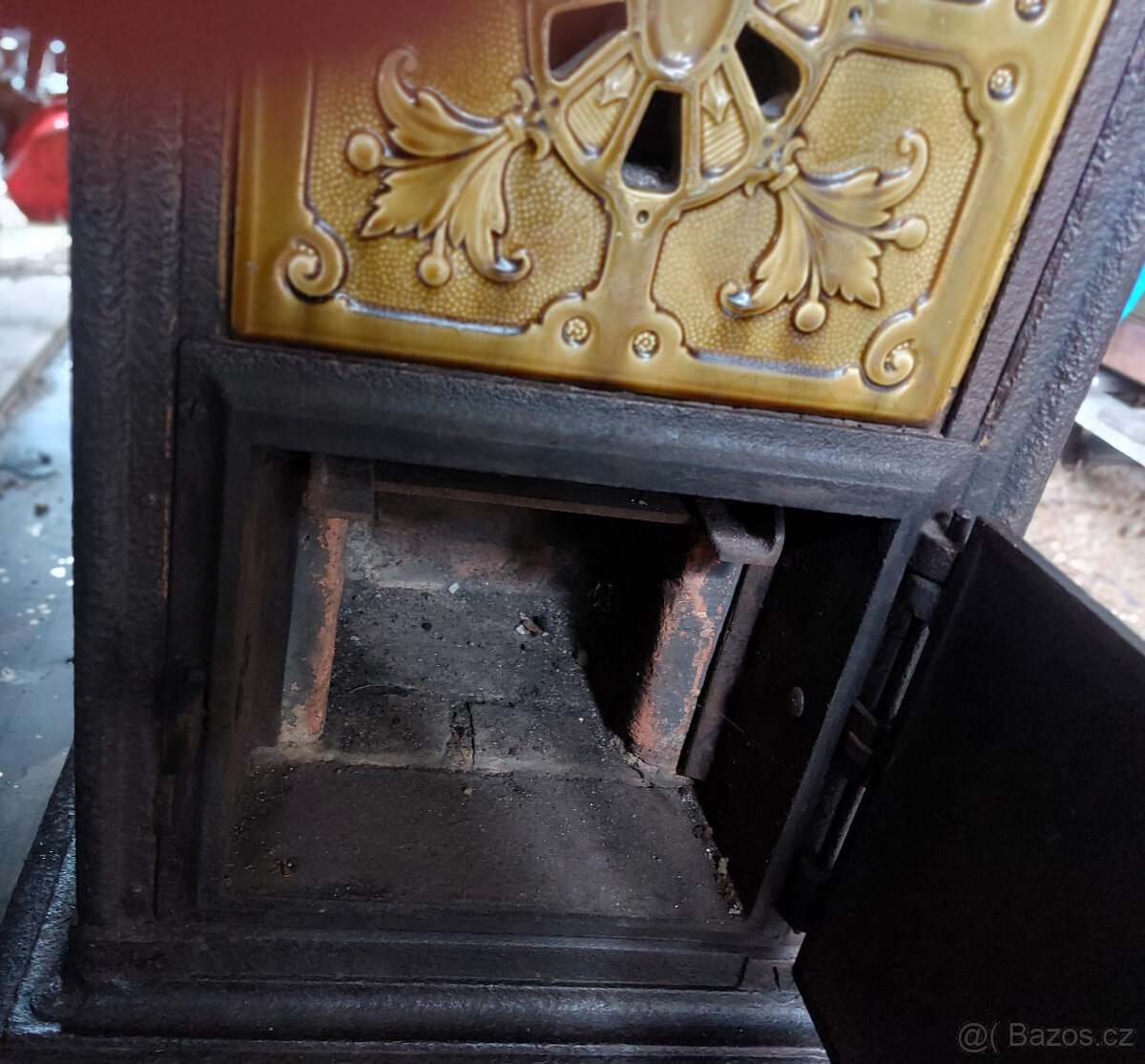 Prodám starožitná kamna Patent Liebisch Rumburg - 6