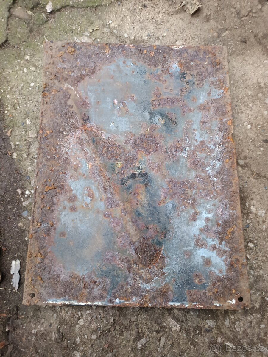 Stará smaltovaná cedule ze Sudet 2. - 6