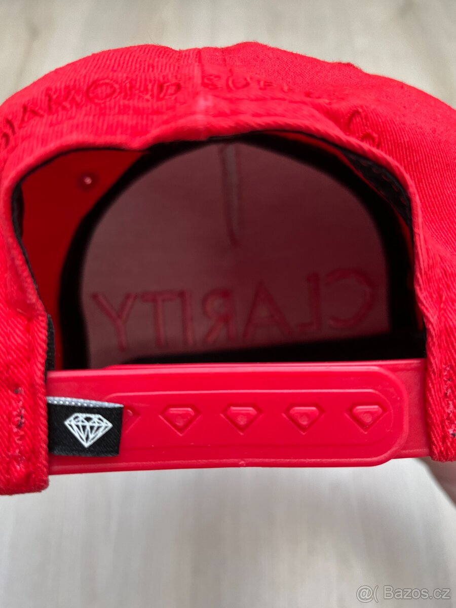 Diamond Supply Co. Clarity Snapback kšiltovka červená - 6