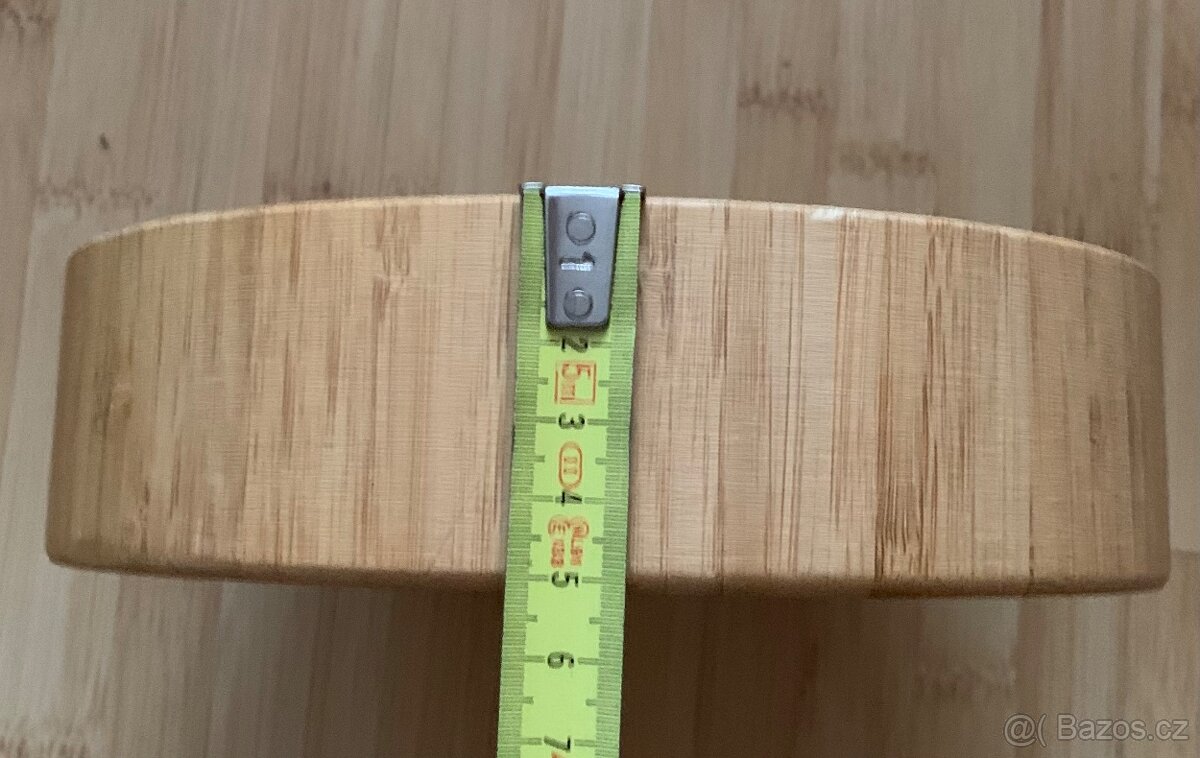 Velká bambusová krabička, dóza, šperkovnice - 6