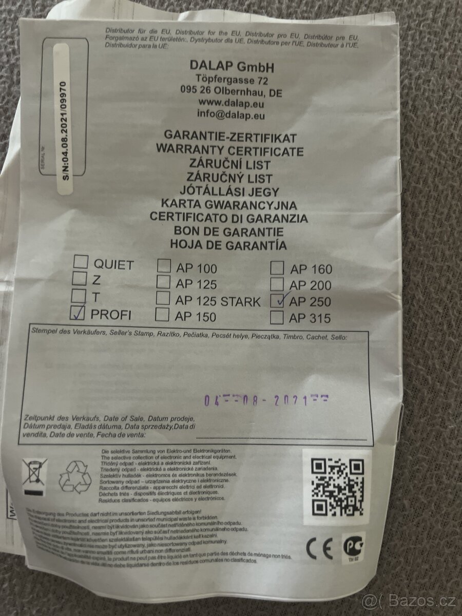 Dalap AP PROFI 250 - 6