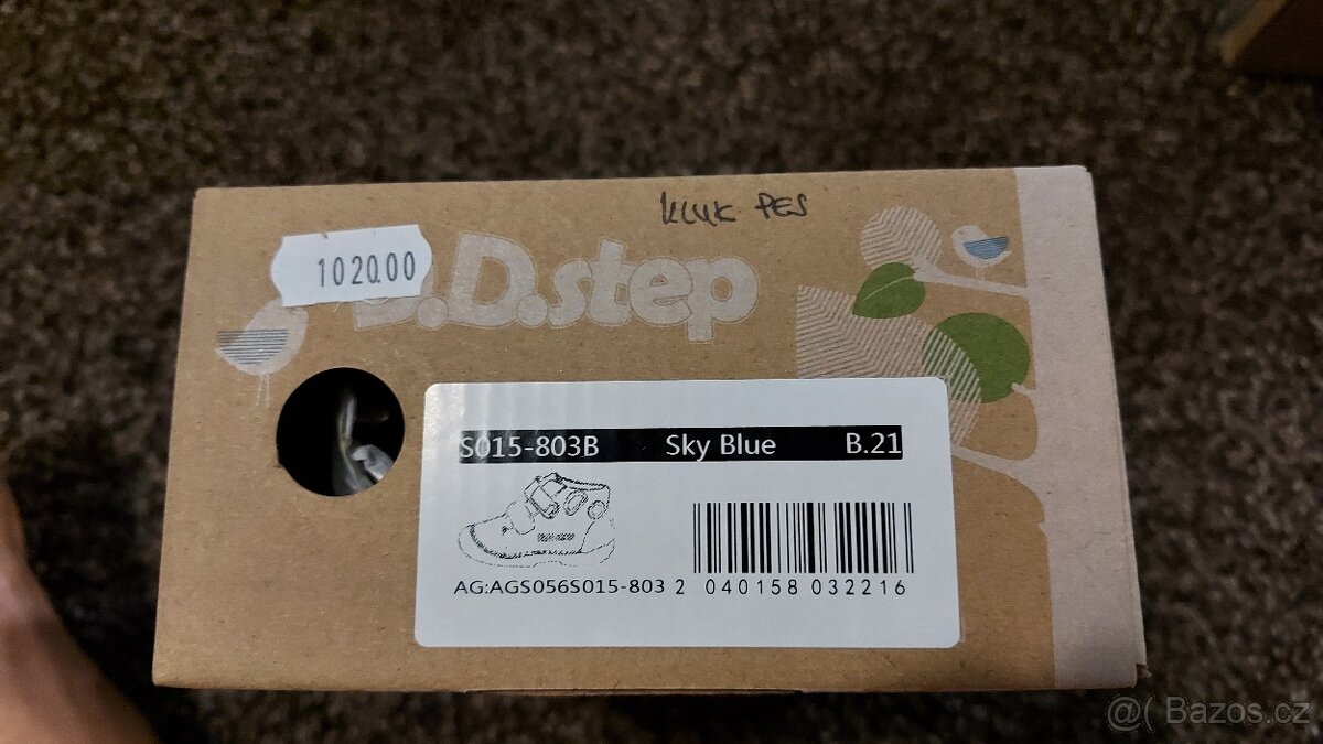 Dětské kožené boty D.D.step vel. 21 - 6