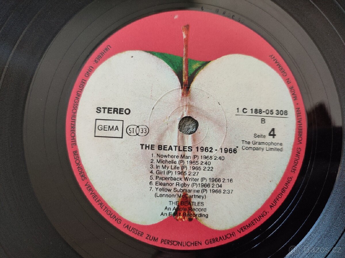 2 LP THE BEATLES/1962-1966. - 6