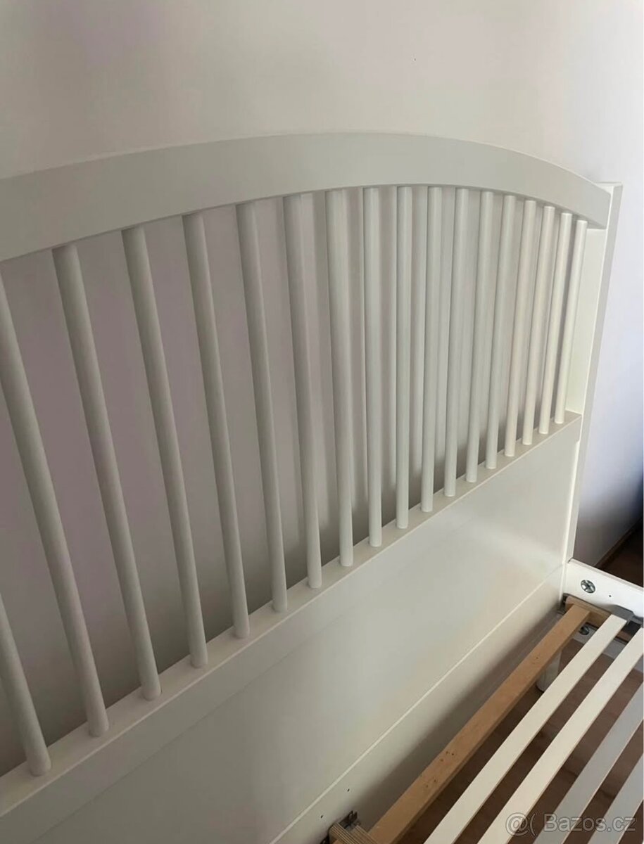 Postel 160cm se dvěma rošty (IKEA) - 6