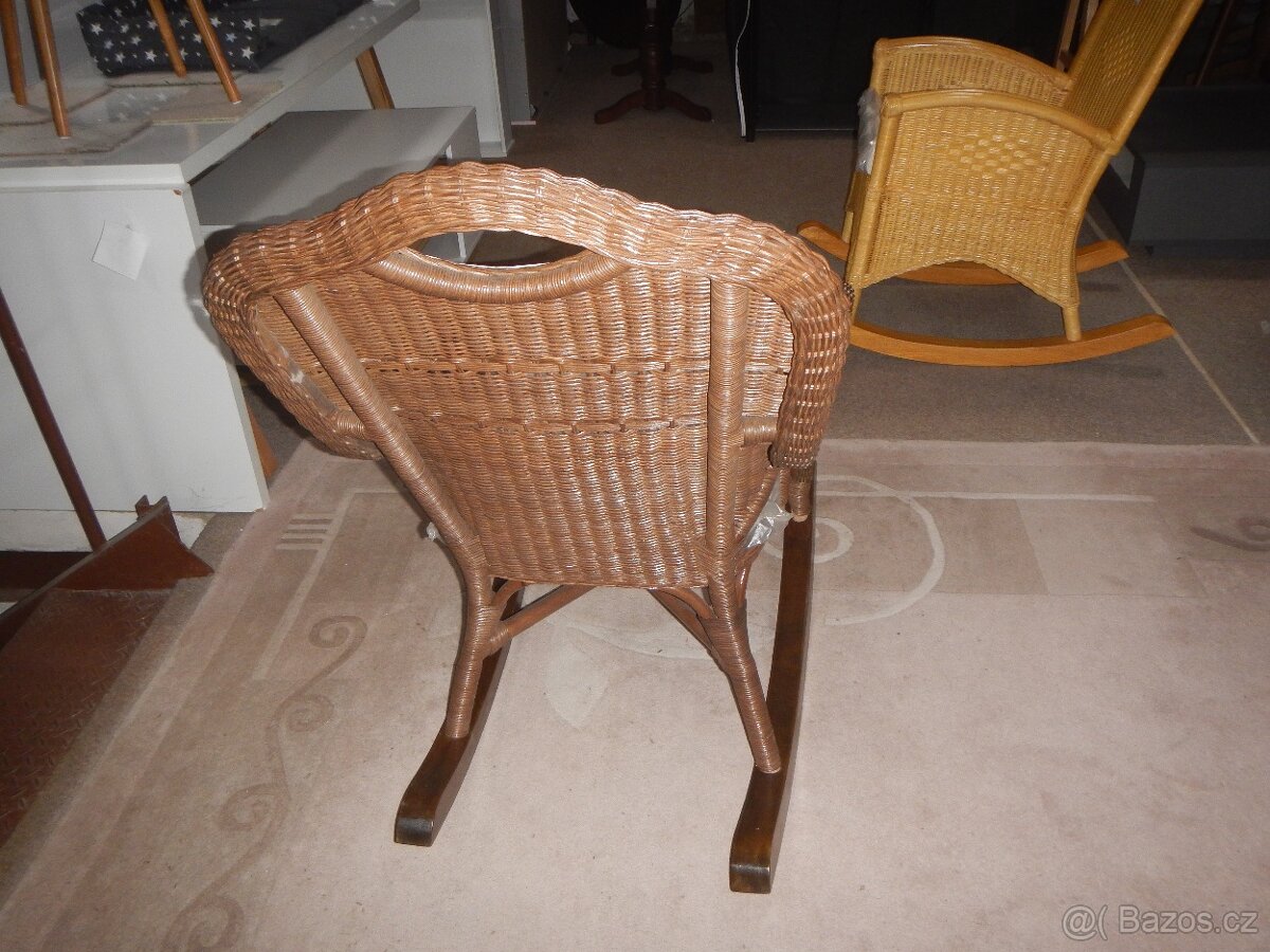 Houpací křeslo ratanové - 6