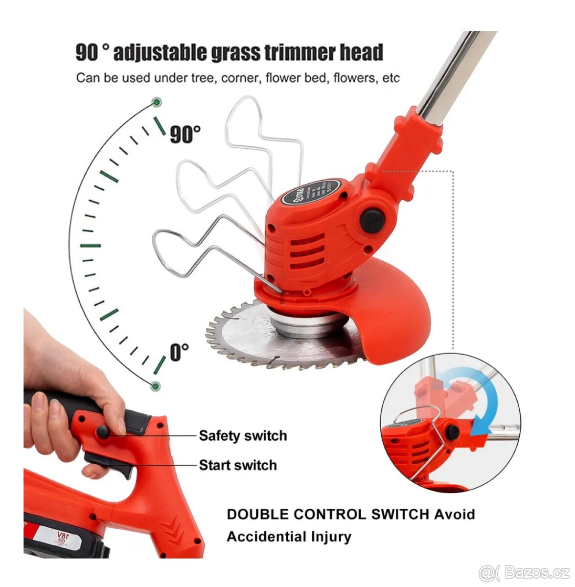 Akumulátorová sekačka na trávu - 6