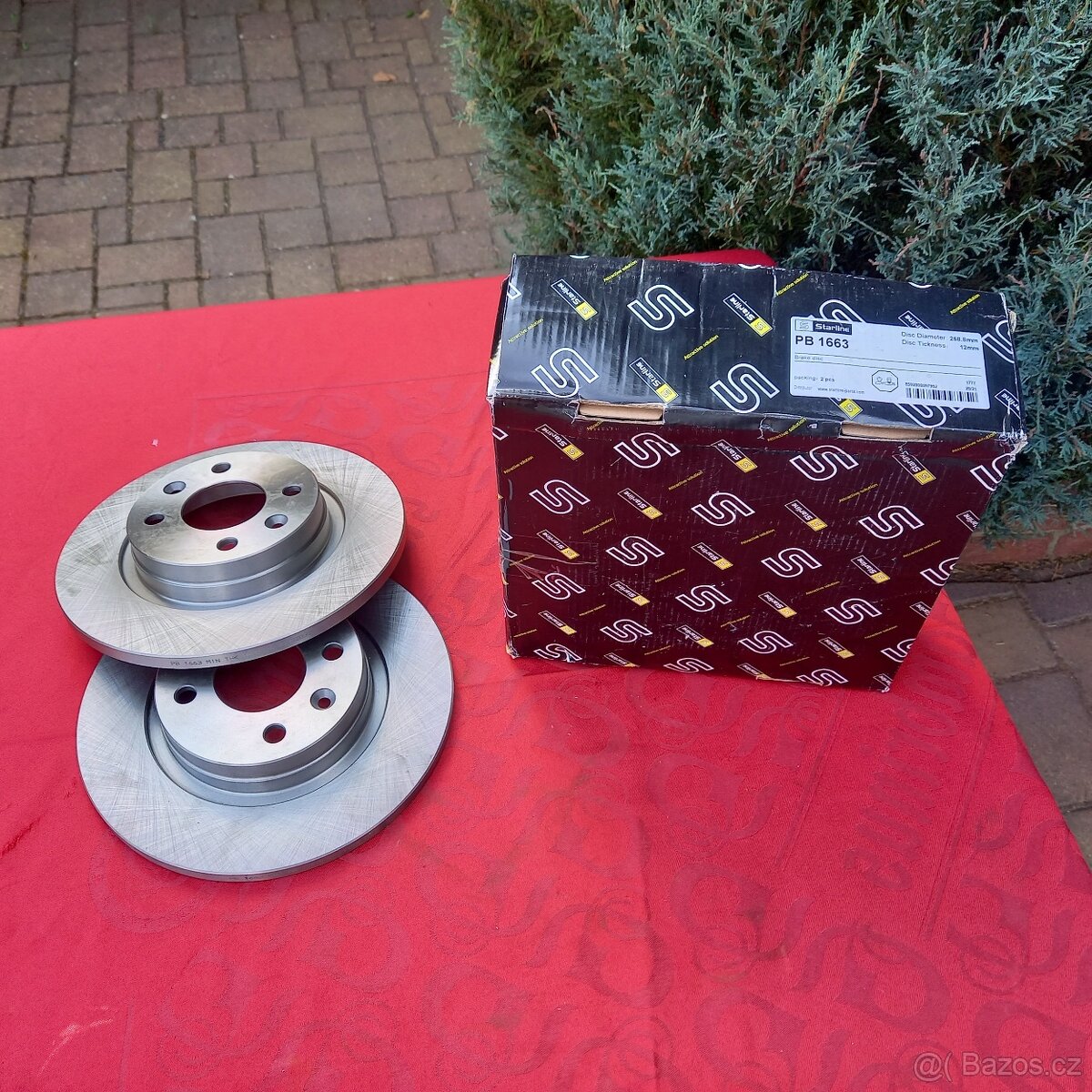 BRZDOVÉ KOTOUČE DACIA - 2 ks - NOVÉ - 6