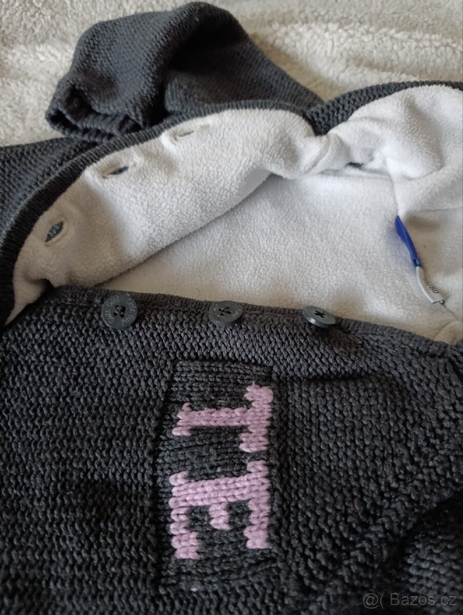 Zateplený svetřík vel. 74/80 a 80/86 - 6