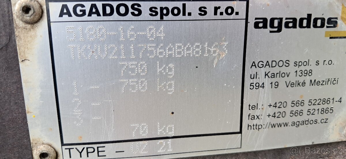 Brzdeny privesny vozik AGADOS - 6