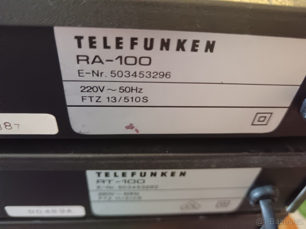 TELEFUNKEN zesilovač, Tuner, Kazetový deck - 6