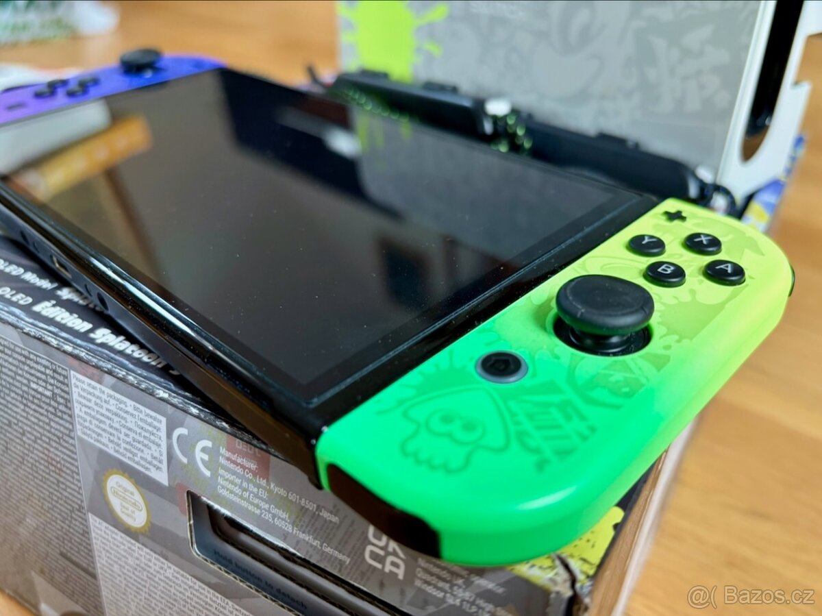 Nintendo Switch Oled Splatoon a příslušenství - 6
