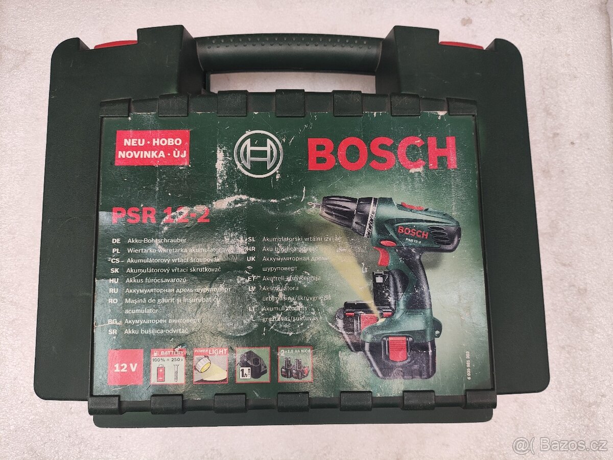 Akuvrtačka Boscz PSR 12-2 2x baterie - 6