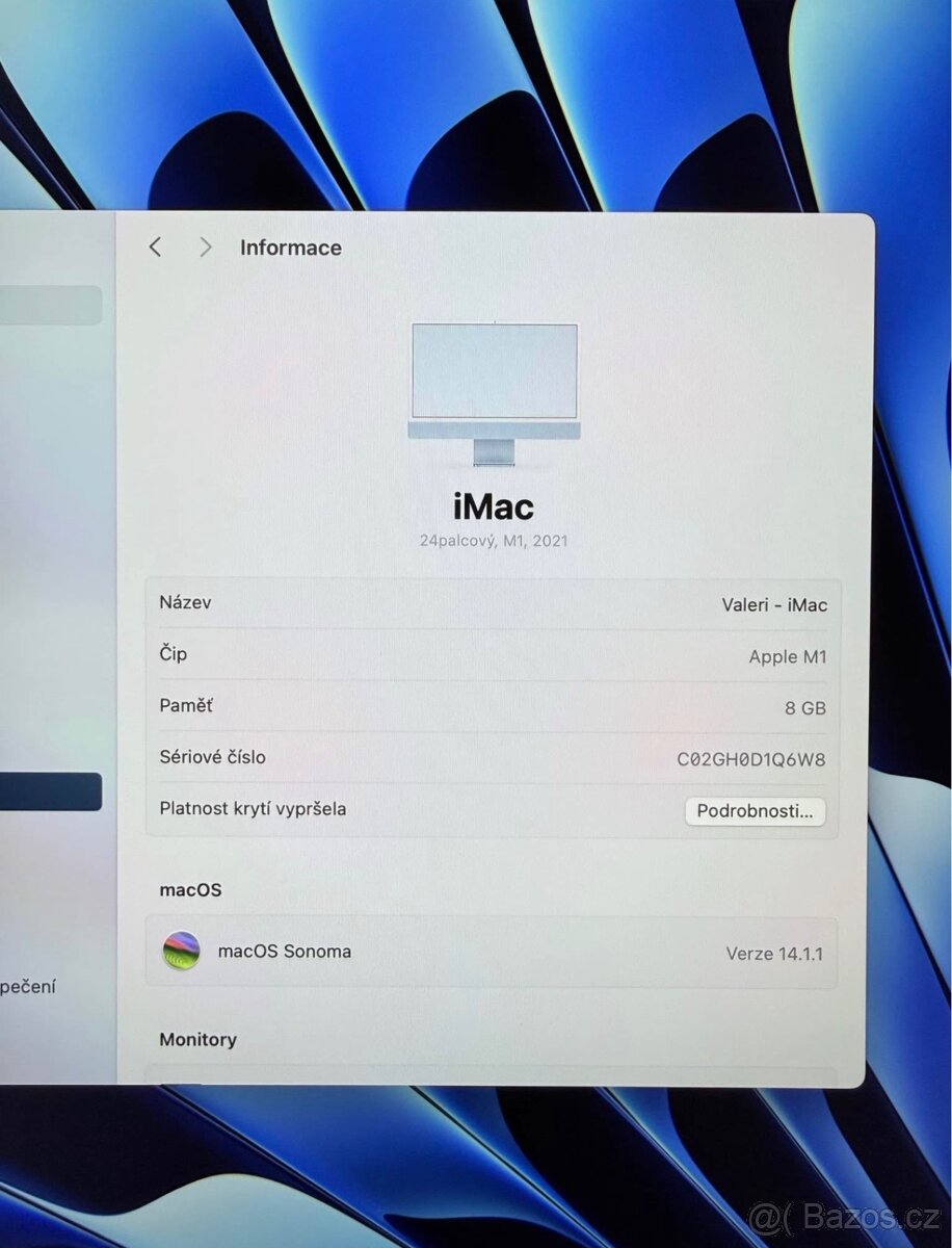 iMac 24 (2021) Apple M1 / 8GB RAM / 512GB SSD - 6