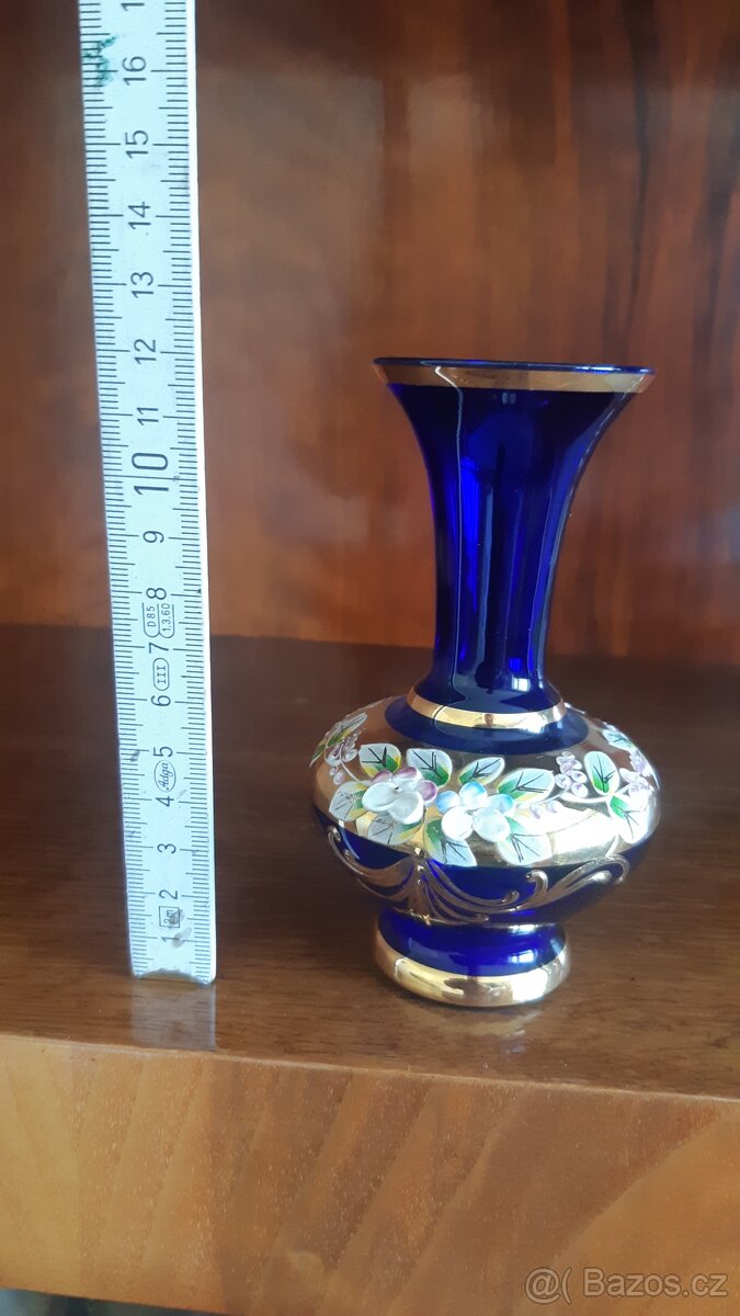 Novoborské sklo - vázy, skleničky, ... - 6