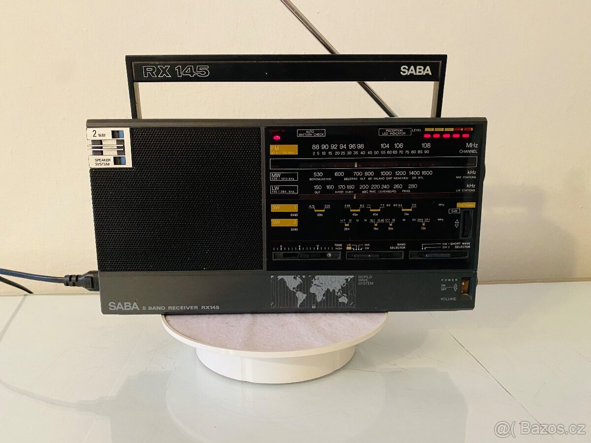 Rádio Saba RX 145, rok 1992 - 6