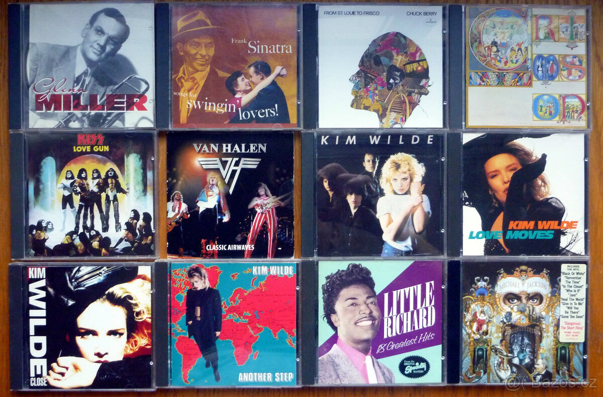 CD cizí - rock pop 30,-/kus - 6