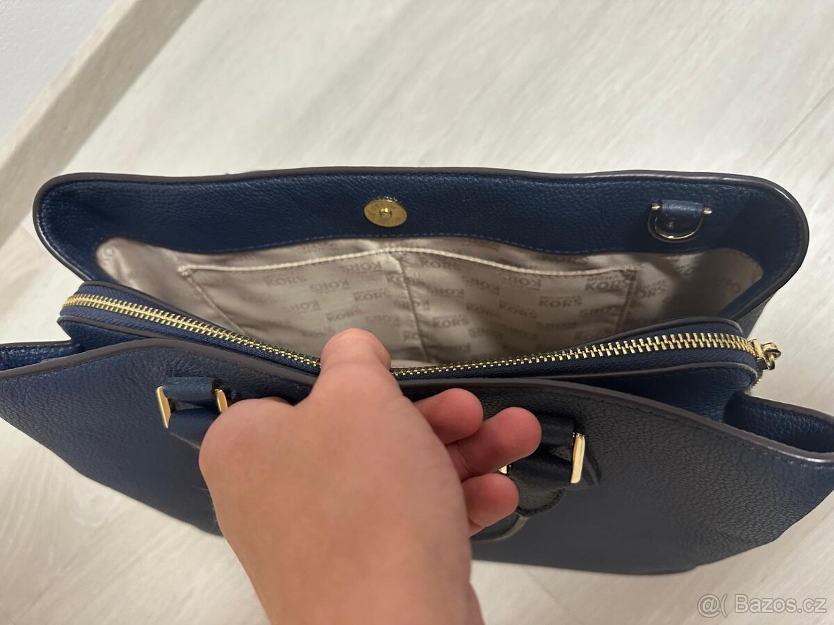 Originální Michael Kors kabelka, tmavě modrá - 6