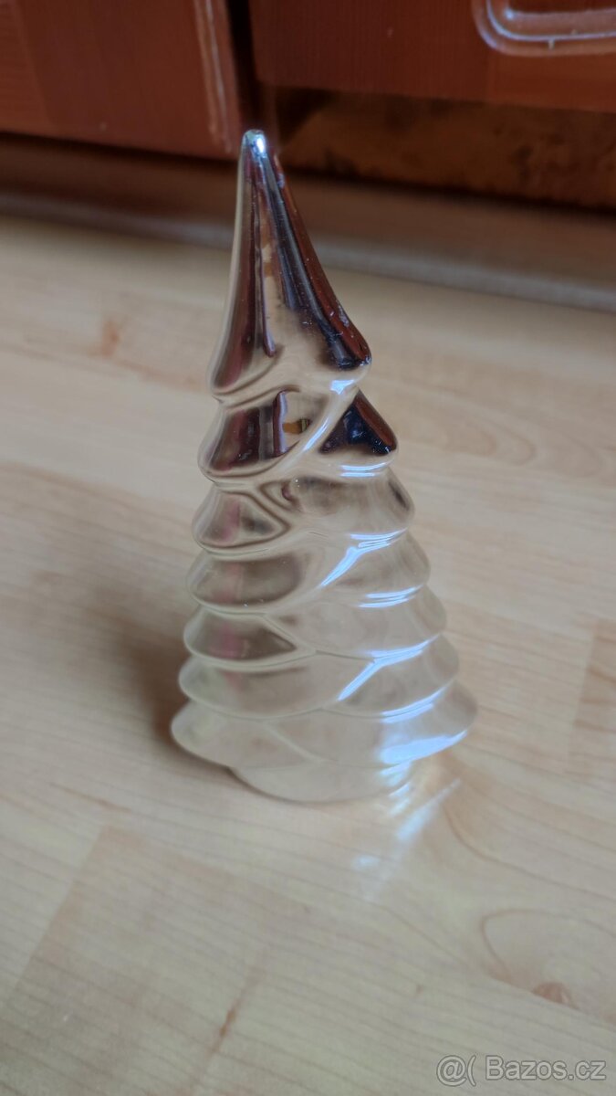 retro vánoční formičky, stojan, ozdoby-špičky, svíčky-řetěz - 6