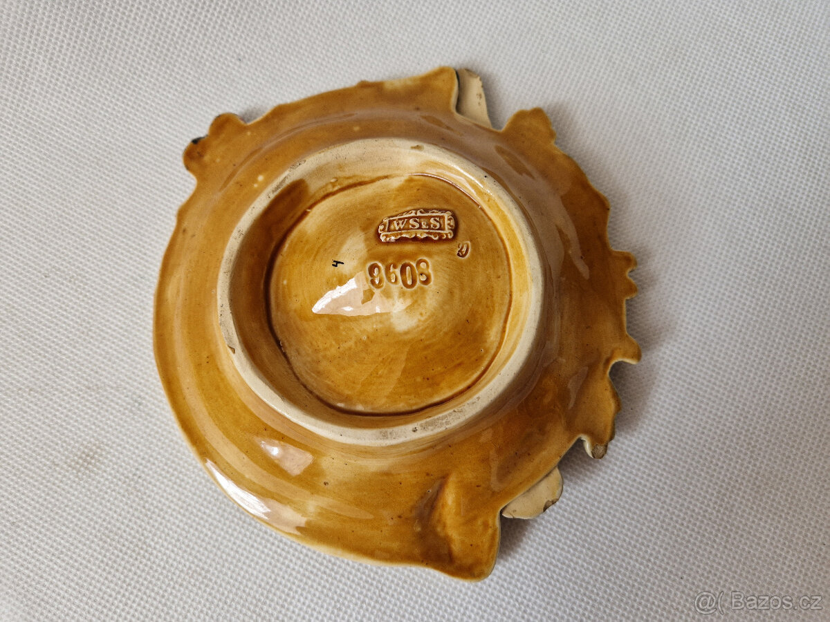 Starožitný myslivecký keramický popelník Wilhelm Schiller - 6