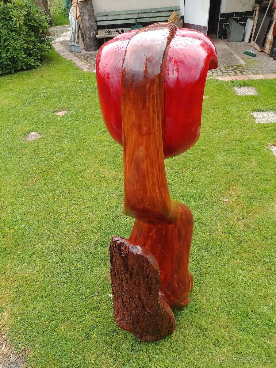 Dřevěné sochy - Srdcový abstrakt 2 - 6