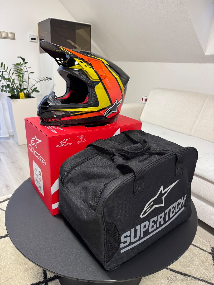 MX helma Alpinestars Supertech S-M10 Carbon - 6