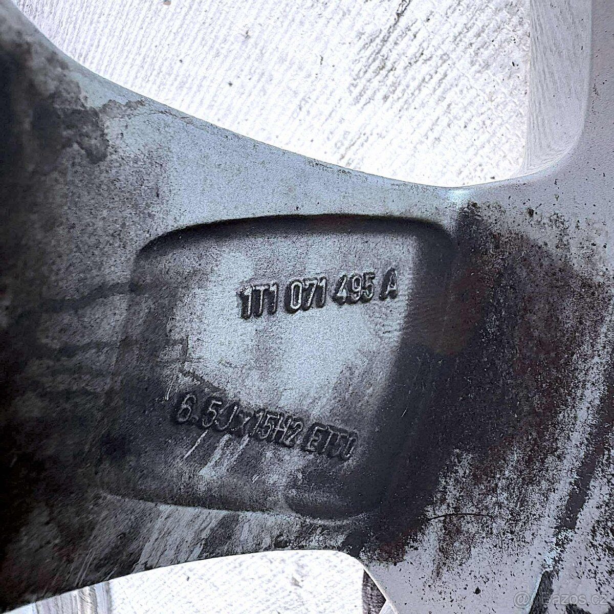 VW GOLF CADDY TOURAN 15" 6,5 ET50 - 6