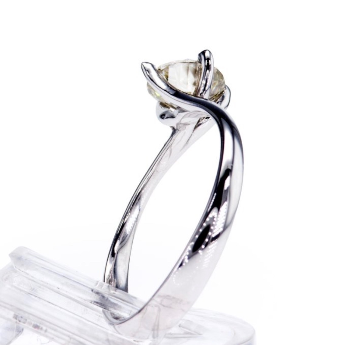 Zásnubní prsten s diamantem 1.02ct VS1 - 6